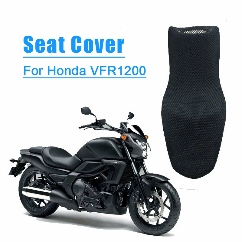 

For Honda VFR1200 VFR 1200 vfr 1200 Motorcycle Seat Cover 3D Mesh Ventilated Cushion Waterproof Heat Resistant