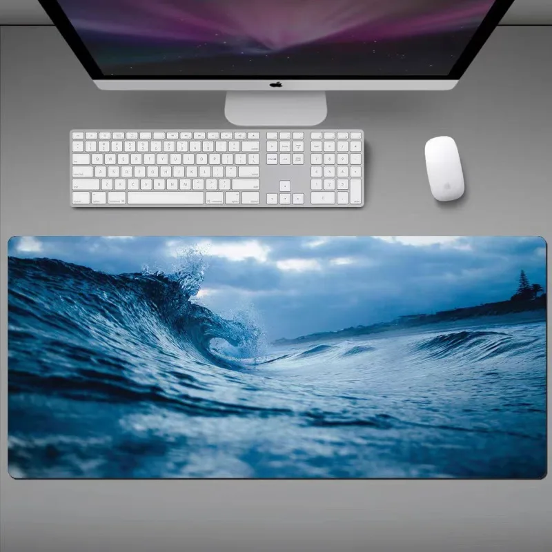 

Большой коврик для мыши с милым рисунком для девочек, для общежития, для компьютерного стола, большой коврик для клавиатуры