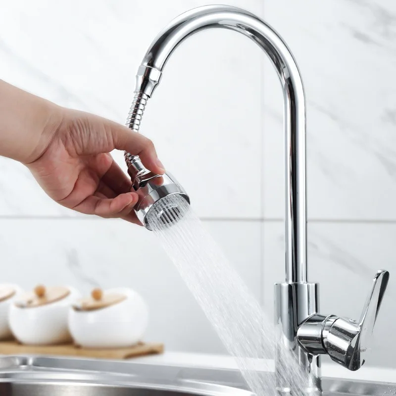 New 360 Degree Swivel Kitchen Faucet Aerator Adjustable 2/3 Modes Sprayer Filter Diffuser Water Saving Nozzle Faucet Connector