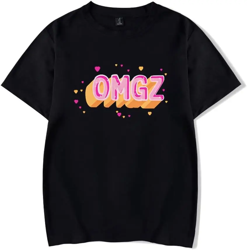 

Salish Matter Omgz T-Shirt Unique Short Sleeve Vintage Tee Shirt Hip Hop Crewneck Unisex Tops