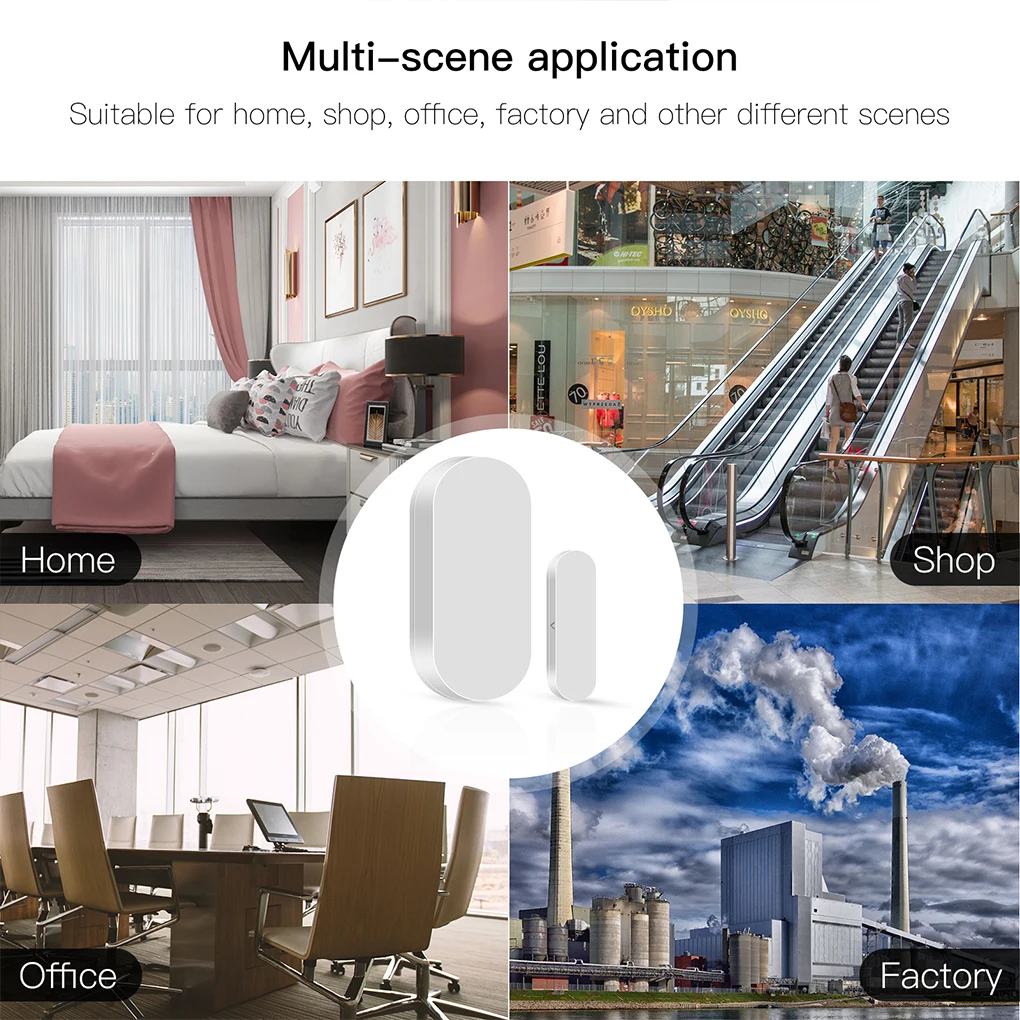 Imagem -05 - Tuya-zigbee Wireless Janela Alarme Sensores Porta Acessórios Inteligentes