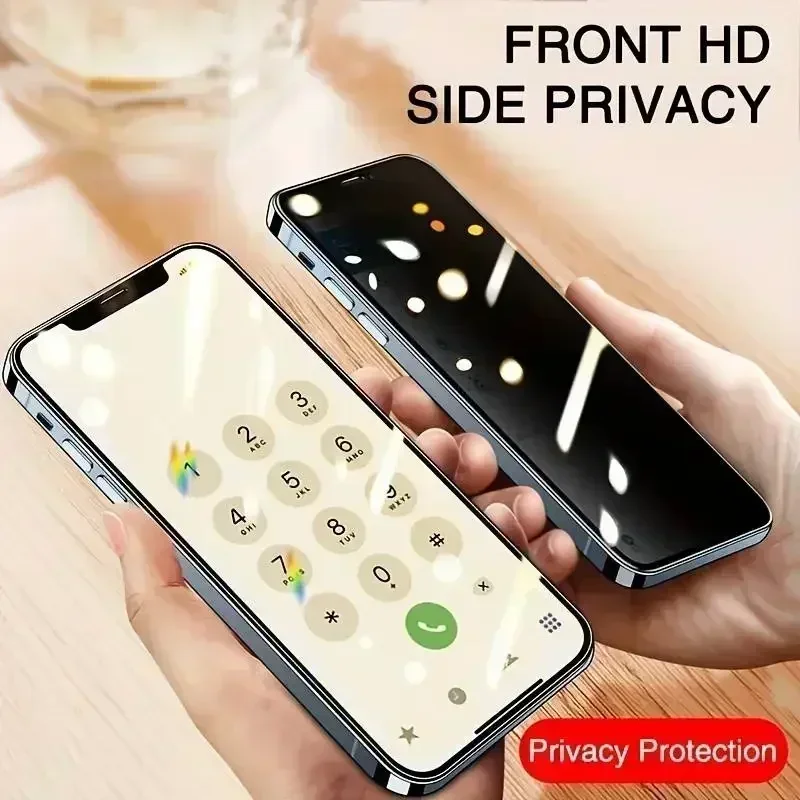 Película de vidrio templado antiespía para OPPO F21s F25 F23 F27 Pro Plus 5G 4G, Protector de pantalla de privacidad, Kit de instalación sin polvo, 5 uds.