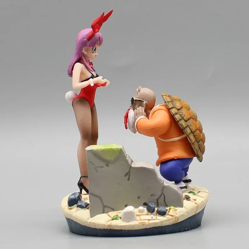 Anime Dragon Ball Master Roshi Bulma Action Figure DBZ Chichi Kame Sennin Figuras Toys 10cm Manga Figurine Model Ornaments Gift