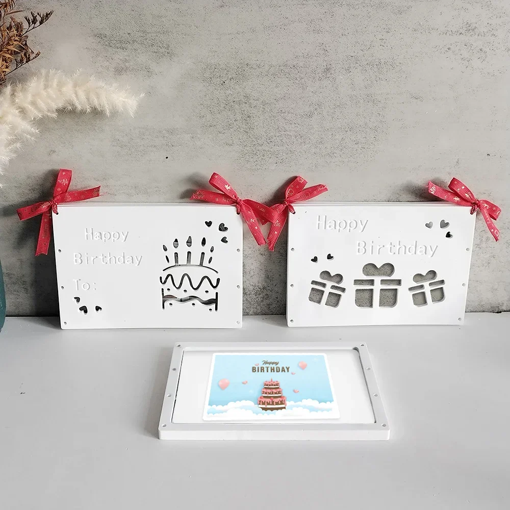 

Rectangle Cash Gift Box Silicone Mold DIY Easter Rabbit Decoration Splicing Storage Box Gypsum Resin Mold Handmade Gifts Making