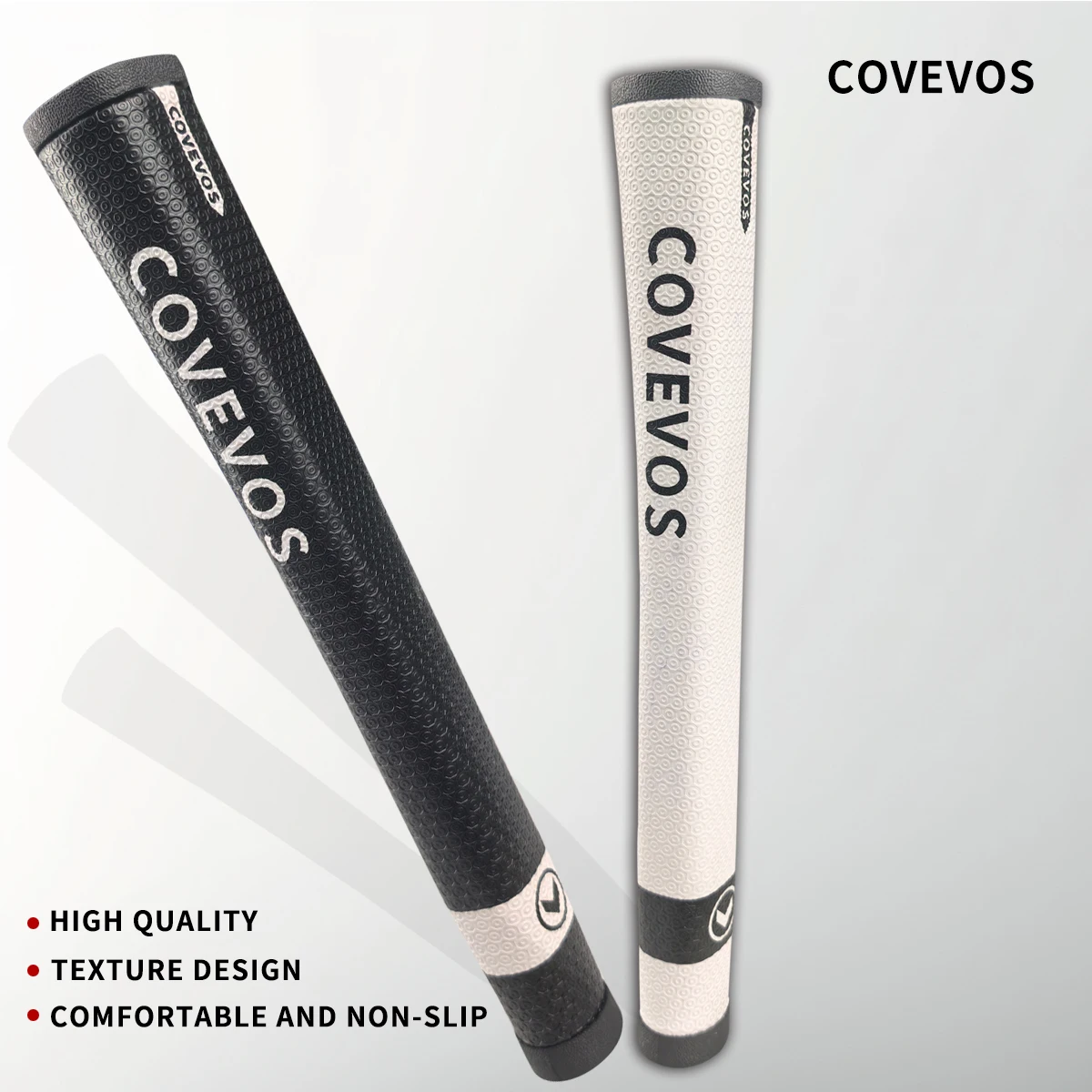 Golf Grip, Off-Center Design, Zero Torque Putter Grip Maintains Clubface Balance and Stability, Made of High-Quality PU Material