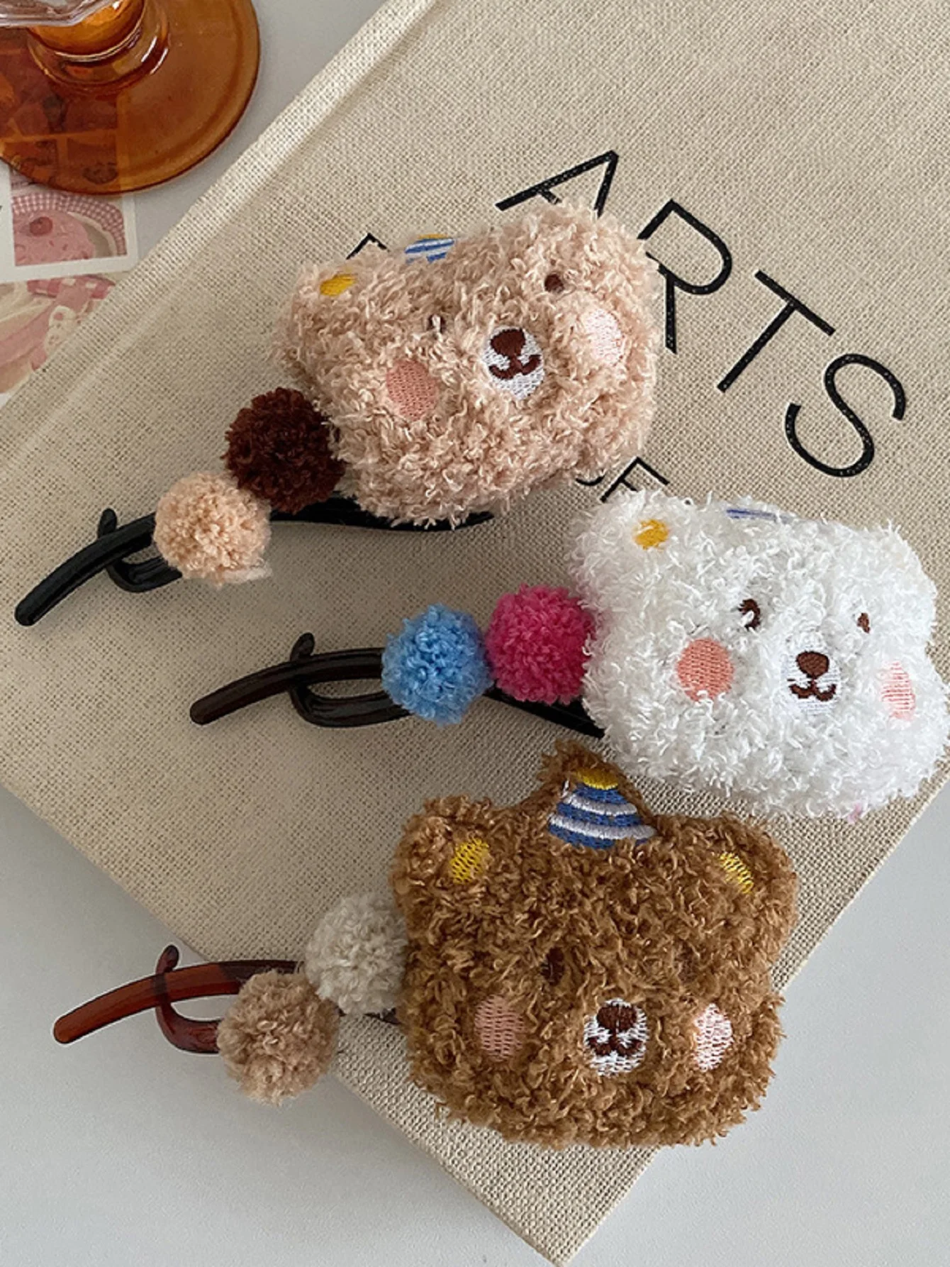 

1 шт., милая плюшевая заколка для волос в виде медведя, заколка на затылке, плетеные волосы, заколка в стиле ретро с одним словом, женская заколка для волос, аксессуары для волос