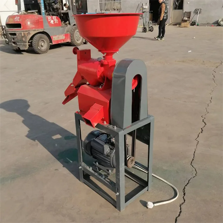 For Household Small Grain Sheller High Efficiency Diesel Automatic Rice And Corn Rice Mill Mill
