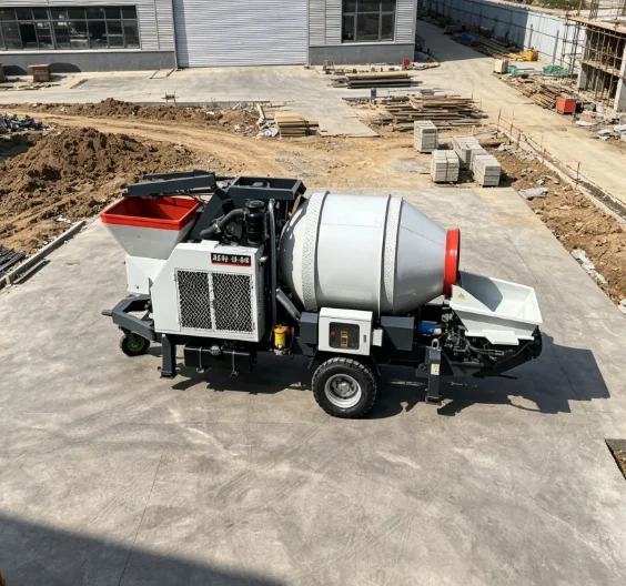 

Customized Low Price Concrete Mixer With Pump Truck Mounted Concrete Pump For Sale