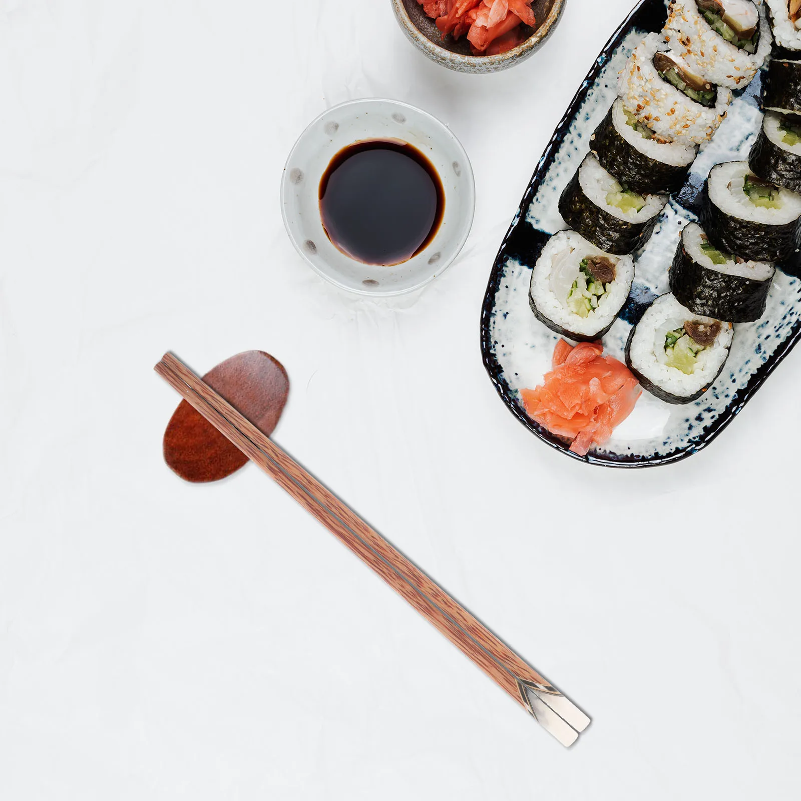 

Creative Wooden Chopsticks Nonslip Lacquerfree Ideal Daily Meals Family Lightweight Reusable Timber Travel Eating Homeware