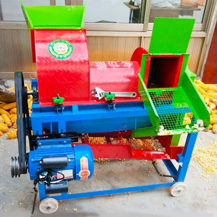 Corn Threshing Machine With Gasoline Drive