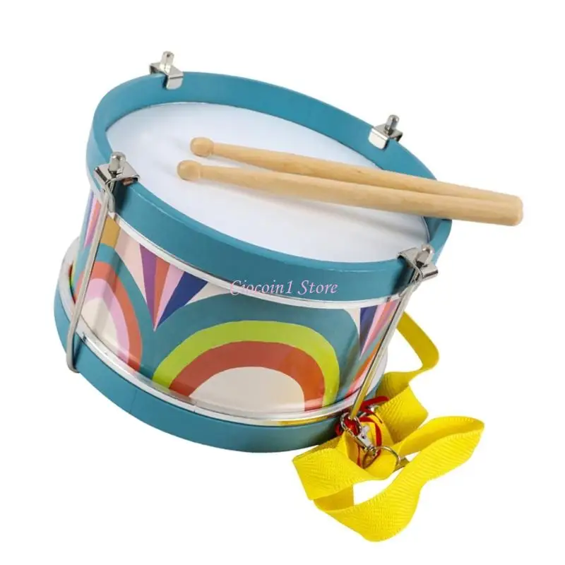 Y1UB木製ドラムミュージカルおもちゃ子供向け3歳以上の幼児開発機器学習ツール