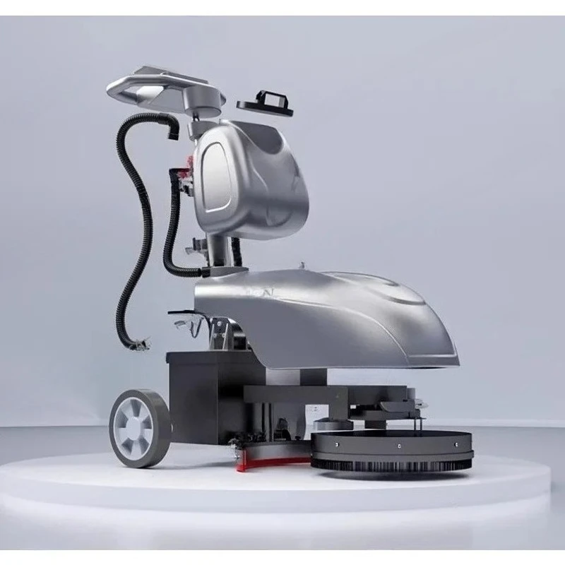 Washing machine Hand-push shopping mall restaurant, mopping machine Electric folding washing truck