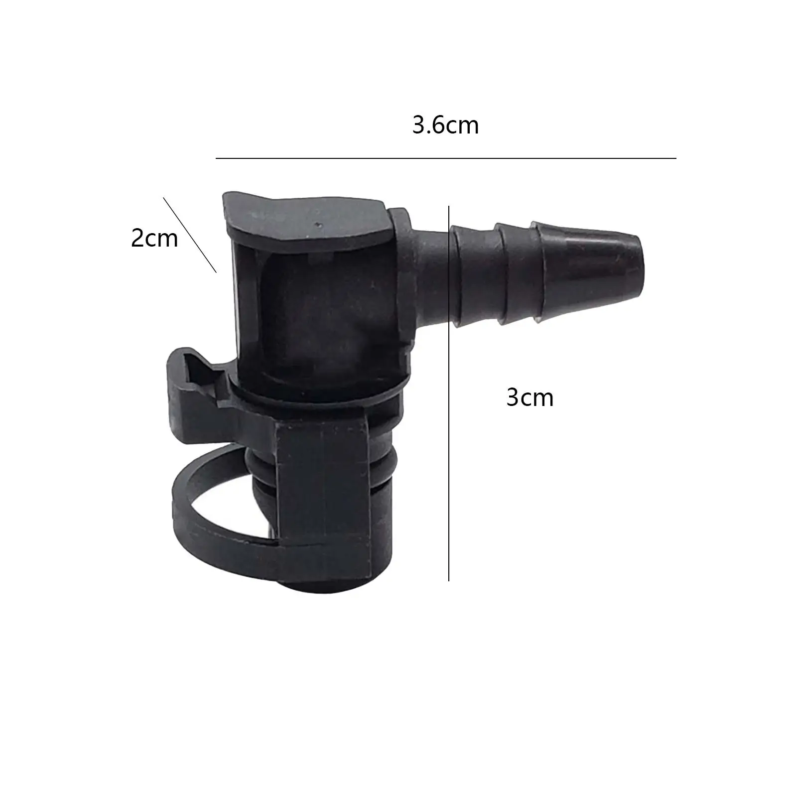 Heater Hose Connector Plastic Coolant Pipe Fitting Automotive Accessory for Chevrolet Cruze Epica Sonic