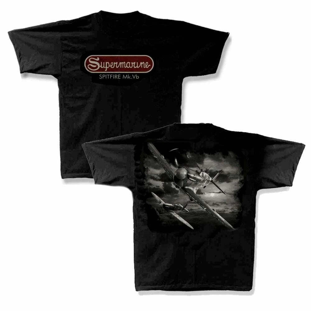 

Supermarine Spitfire Mk.IIa T-Shirt Summer Cotton O-Neck Short Sleeve Mens MilitaryT Shirt New S-3XL