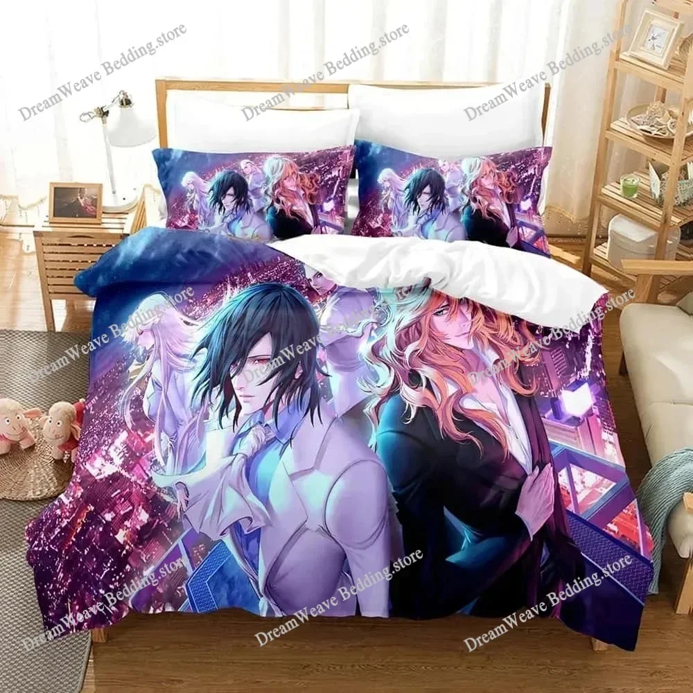 

New Noblesse Bedding Set Single Twin Full Queen King Size Bed Set Adult Kid Bedroom Duvet Cover Sets Print Anime Bed Sheet Set74
