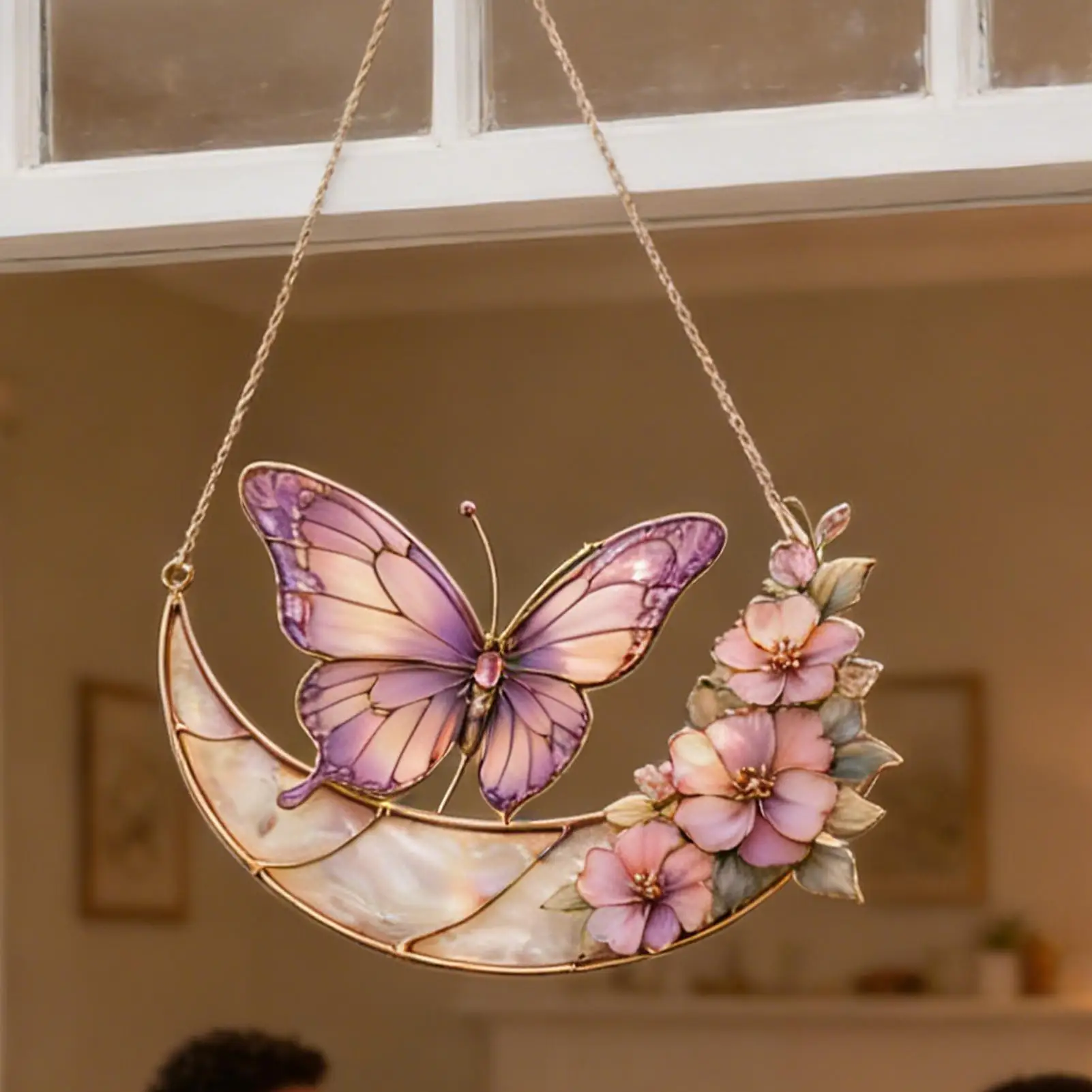 Sunlight Catcher Small 2D Acrylic Home Decor Outdoor Wall Art Sunlight Catchers For Backyard Patio Balcony Tree Window Living