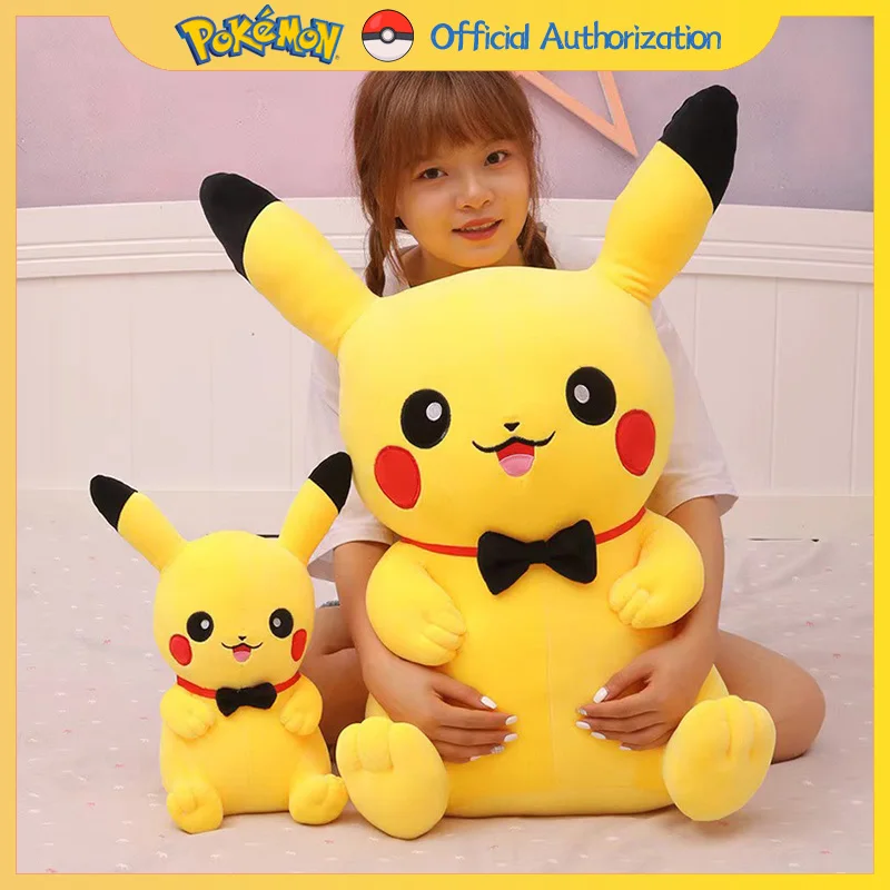 40CM-120CM Pokemon Pikachu Plüschtier Niedliche Cartoon Gefüllte Puppe Anime Sammlung Souvenir Kawaii Pokémon Spielzeug Geburtstagsgeschenk