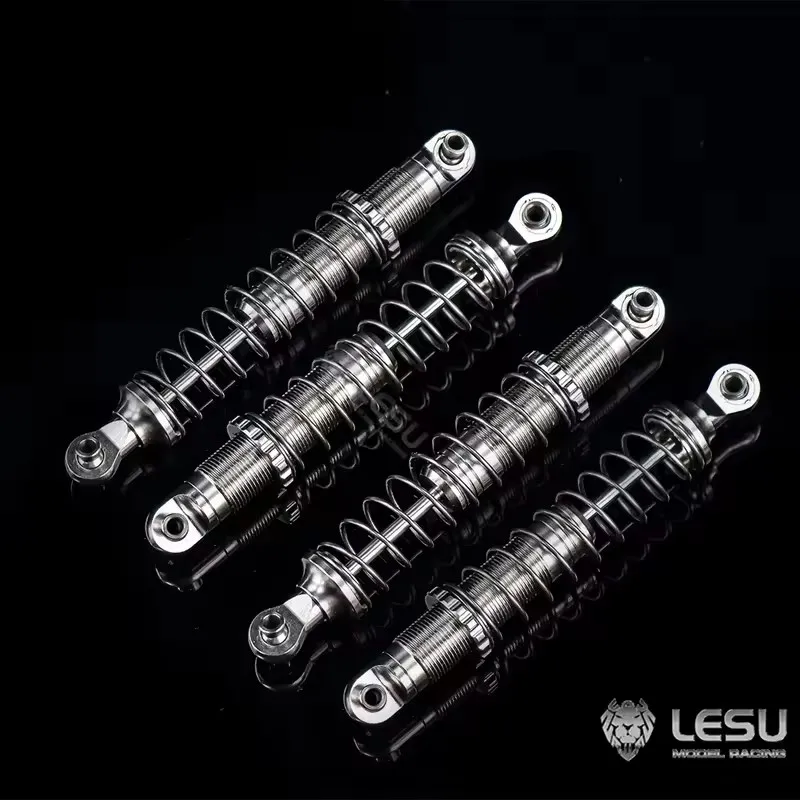 محاكاة TRX-4 امتصاص الصدمات الضغط التحكم عن بعد الفولاذ المقاوم للصدأ 80/90 مللي متر قابل للتعديل ل 1/10 Tamiya RC نموذج شاحنة قلابة #2