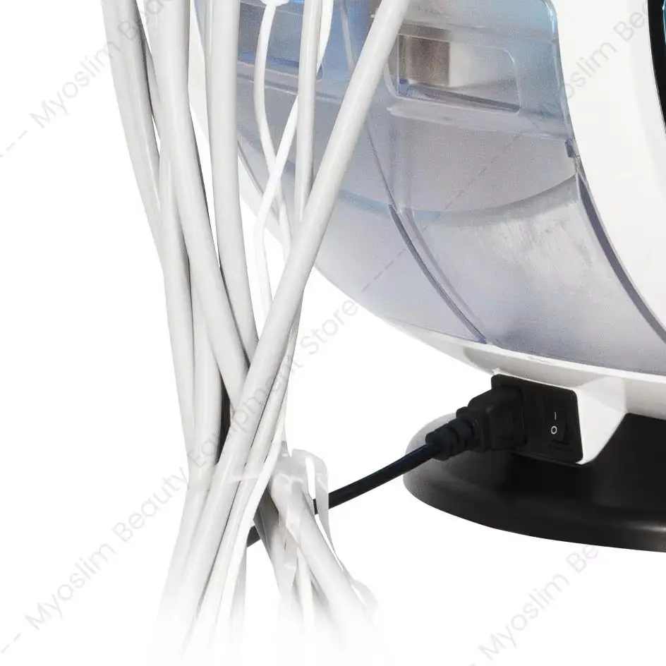 MYOSLIM Smart Ice Blue 7in1 Hydrafacial Skin Analyzer Facial Deep Cleansing RF Ultrasonic Beauty Machine Spa Salon Use