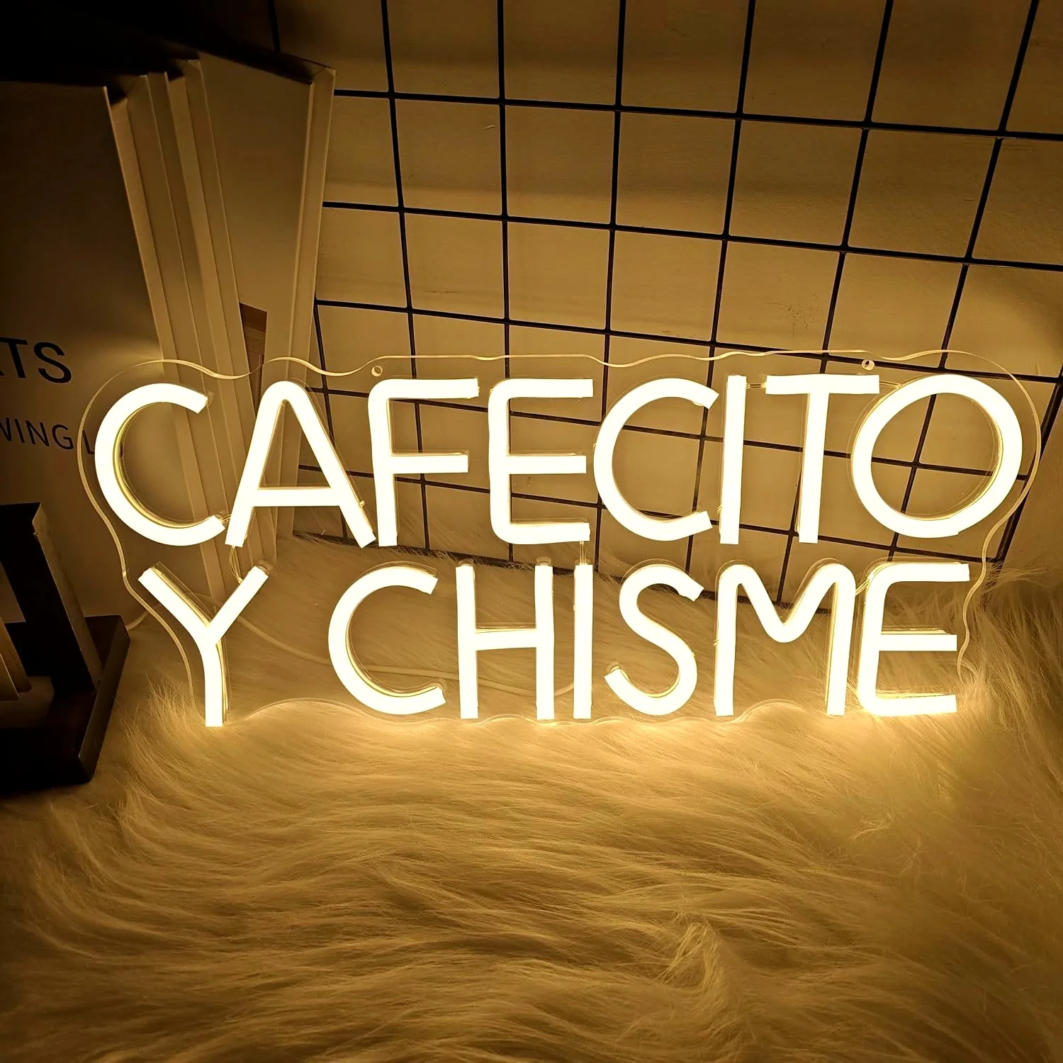 

Неоновая вывеска Chisme LED - регулируемая яркость, прочный пластиковый декор для дома, спальни, кухни, кофейни, офиса