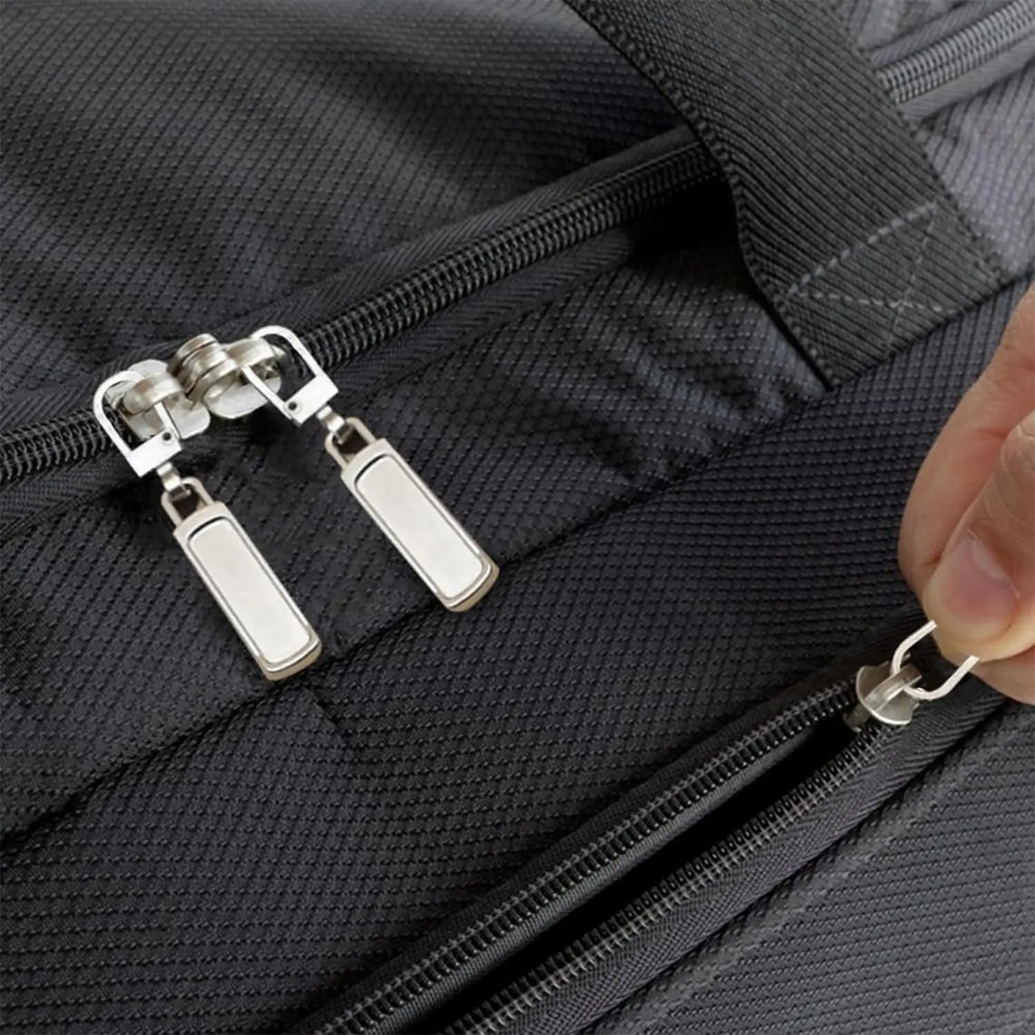 Universal Zipper Repair Tool Zip Puller Removable Labels with Zip Handles for Handbag Jackets Clothing Trousers Jeans Luggage