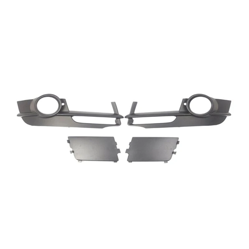 For A6 C6 Allroad 2005-2011 Fog Light Grille Bezel Frame Front Bumper 4F0807681J 4F0807682J