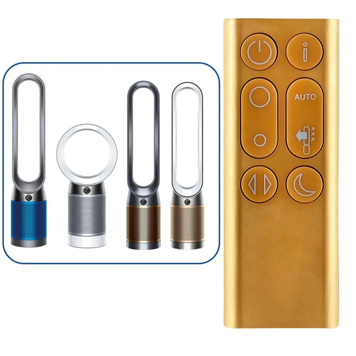 AU47-Replace DP04 TP04 Remote Control for Dyson DP04 TP04 TP06 TP09 Purifier Cool Air Purifier Bladeless Fan Remote Control