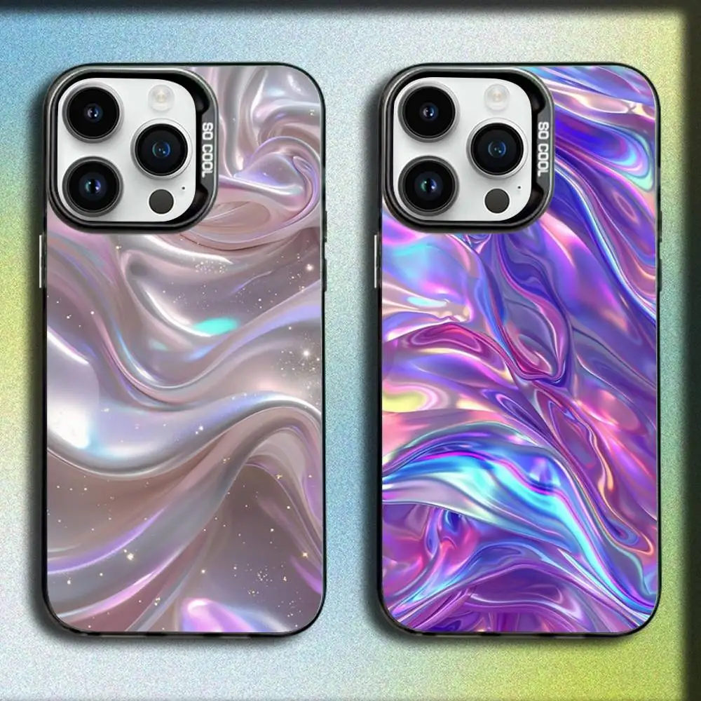 

Abstract liquid texture Art Phone Case For iPhone 17,16,15,14,13,12,11,Pro,Max,Plus,E,SE4,Air,Mini Black IMD Box