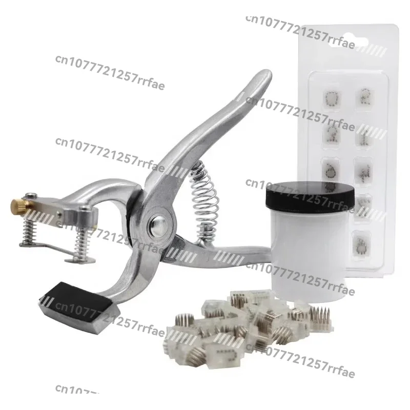 Veterinary Instrument Aluminum Alloy Pig Body Pliers Ear Label Animal Ear Label Pliers Pig Dog Belt Numeric Letters