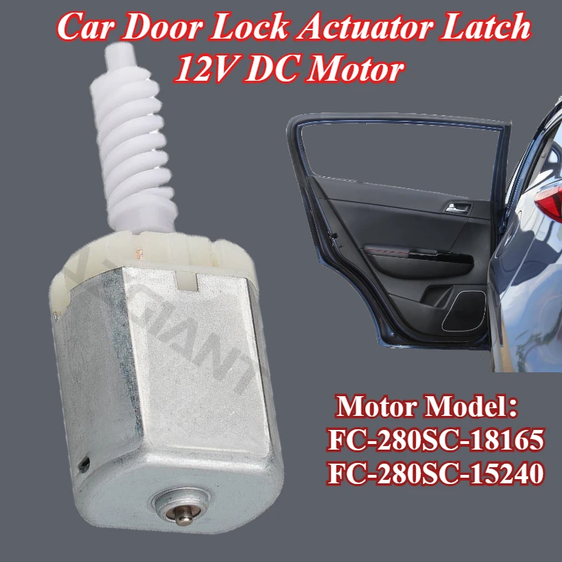 AZGIANT FC-280SC-18165 Car Door Lock Actuator Latch Motor for MG HS 5 XS ZS Hector long rigid plastic axis auto Engine parts OEM