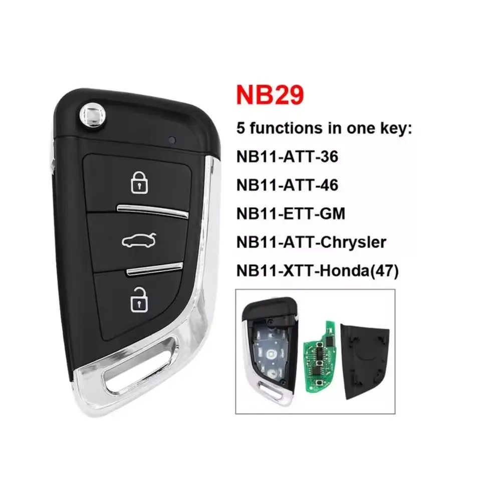 1-3PCS/LOT KEYDIY KD NB29 PCF Universal Flip Remote Key 3 Buttons Compatible with BMW Type