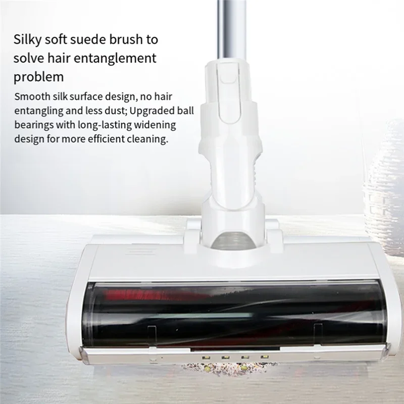 AD23-LED Floor Brush Head For Xiaomi Mijia 1C K10/ Mijia G9 G10 / Dreame V8/V9B/V9P/V11 Vacuum Cleaner Brush Head view 2