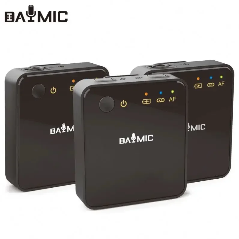 R2 Professional Mini 2.4G Digital Microphone System Wireless with Stereo Switchable Output Modes