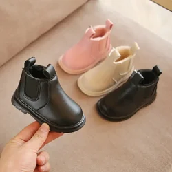 Stivali da neve per bambini Vintage nuovi stivali di pelliccia con piattaforma rosa 2024 per ragazze bambini bambino inverno tenere in caldo ShoesToddler ragazzi taglia 15-19