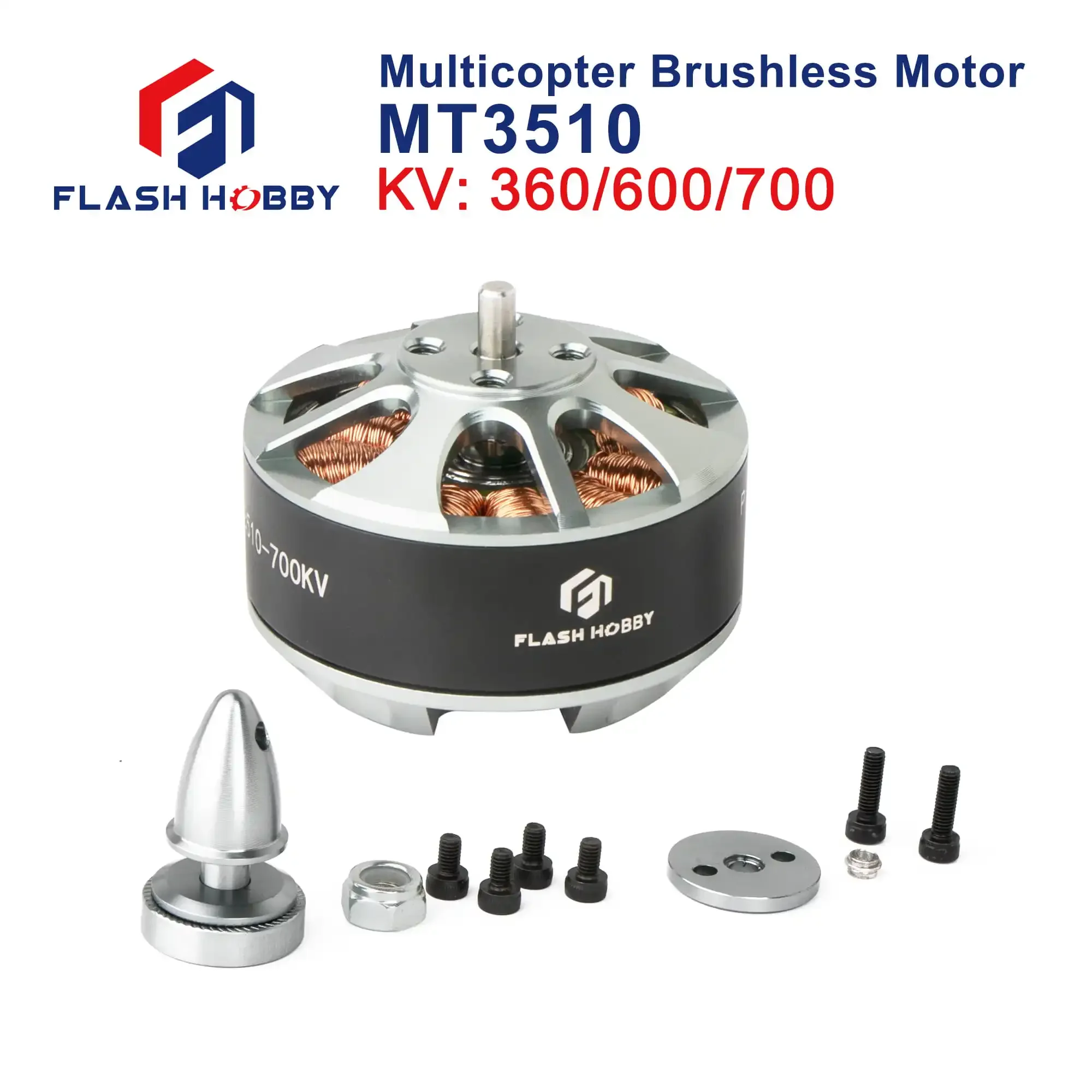 MT3510 3510 360KV 600KV 700KV Outrunner Brushless Motor for Multirotor Aircraft Multiaxis Motor