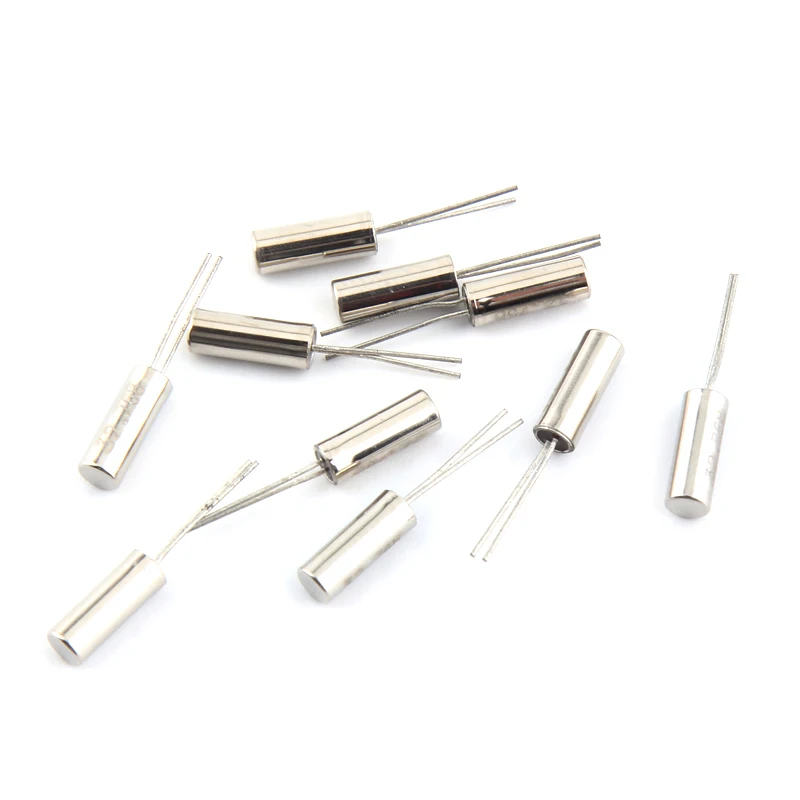 10 шт., Кварцевый резонатор, 2 х6 мм