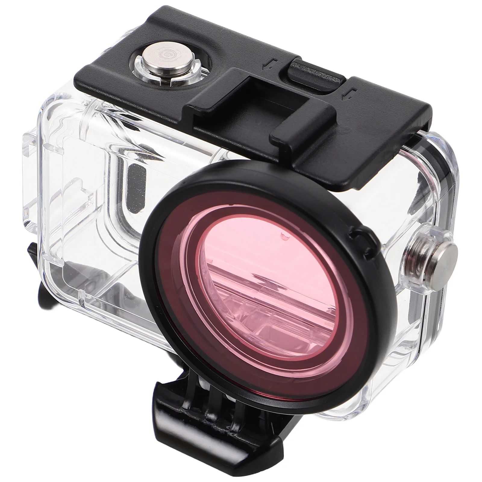 Waterproof Housing With Dual Cold Shoe Mounts Transparent Protective Shell For Digital Underwater Protection Case For Digital