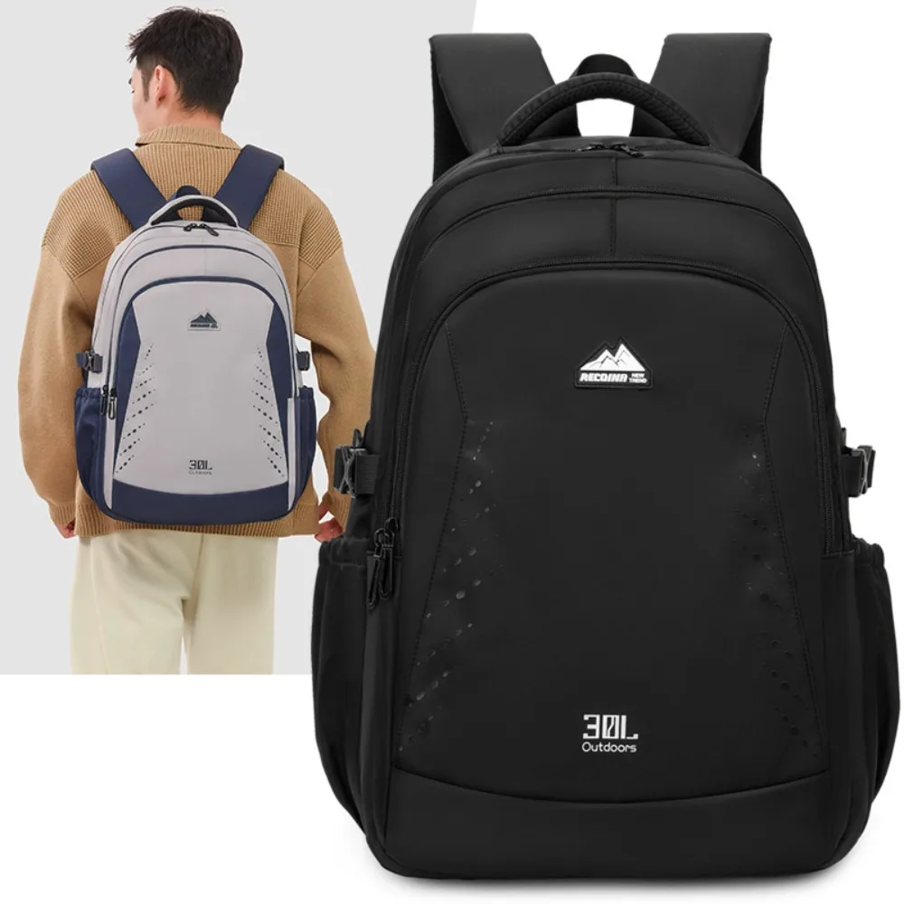 

Рюкзак мужской для ноутбука, большой вместимости, для путешествий на природе, прочный, модный, универсальный, премиум-класса, простой, многофункциональный, комфортный