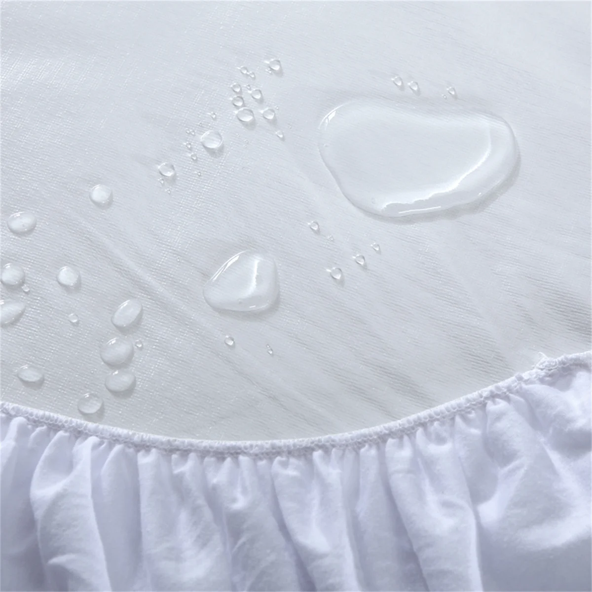 Smooth Waterproof Mattress Protector Cover Anti Mites Mattress Pad Bed Cover Waterproof Bed Sheet Bed Bug Proof Mattress Topper