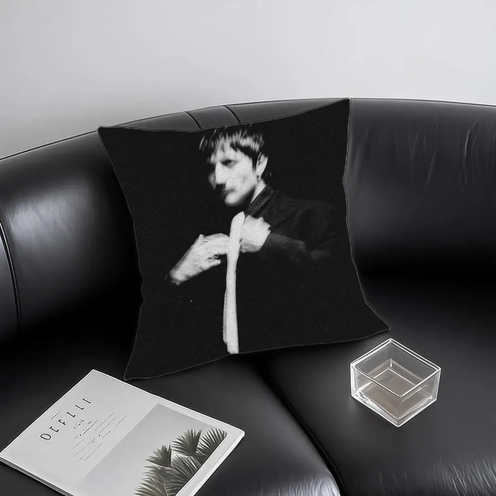 Singer A-Artemas Music Album Cushion Cover Soft Plush Pillowcase Double Sided Cushion Cover for Sofa Bedroom Home Decor Gift