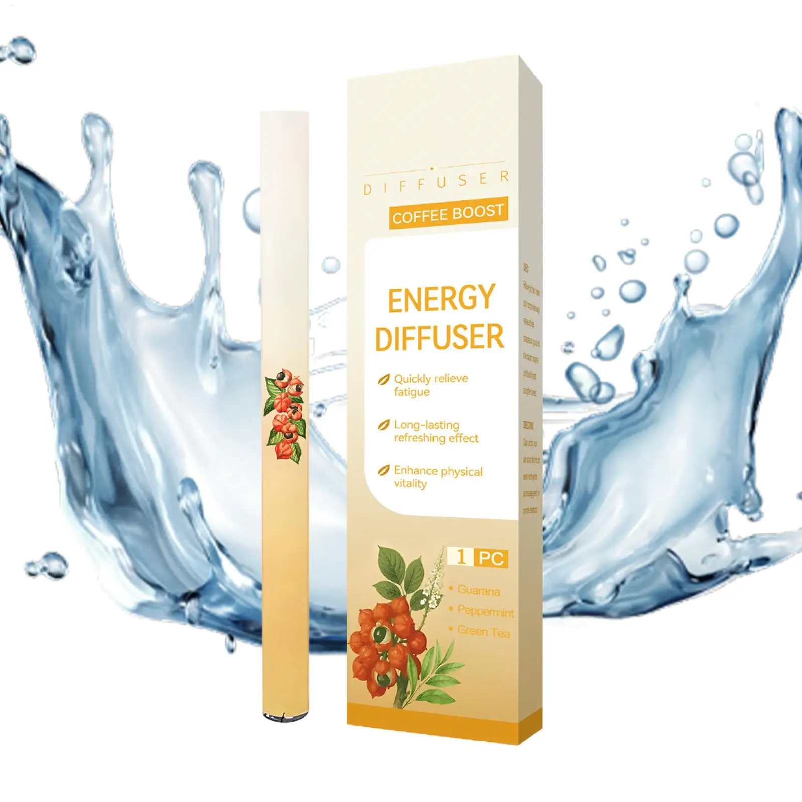 

1PC New-Energy Diffuser Pen Natural Lung Cleansing Aromatherapy Diffuser Body Care Bars