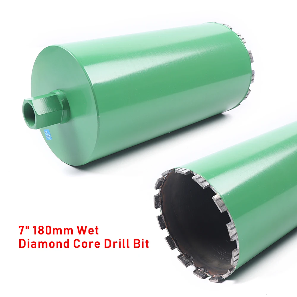 7" Wet Diamond Core Bit For Reinforced Concrete Drilling Light Steel & Wire Mash