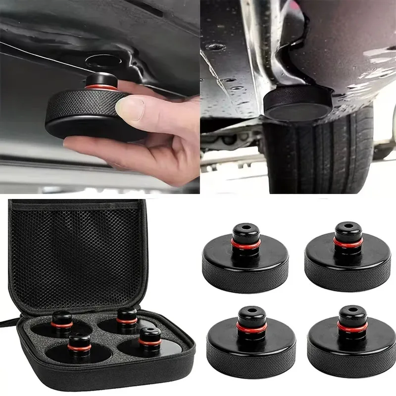 

4 шт. сменная накладка для разъема шасси для Tesla Jack, резиновая накладка, модель 3/Y, защита шасси, адаптер для аккумулятора и краски с коробкой