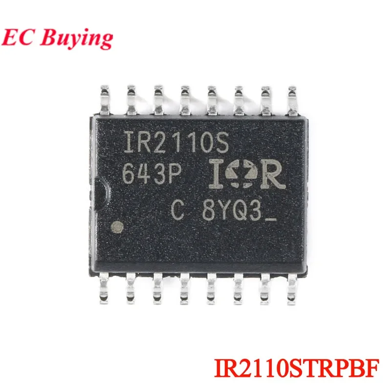 10Pcs/1pc IR2110S IR2110STRPBF IR2110 SOIC-16 500V High-Side and Low-Side Gate Driver IC Chip SMD