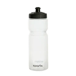 Cycling Water Bottle 750ml Leak-proof Squeezable Taste-free BPA-free Plastic Camping Hiking Sports Bicycle kettle White Color