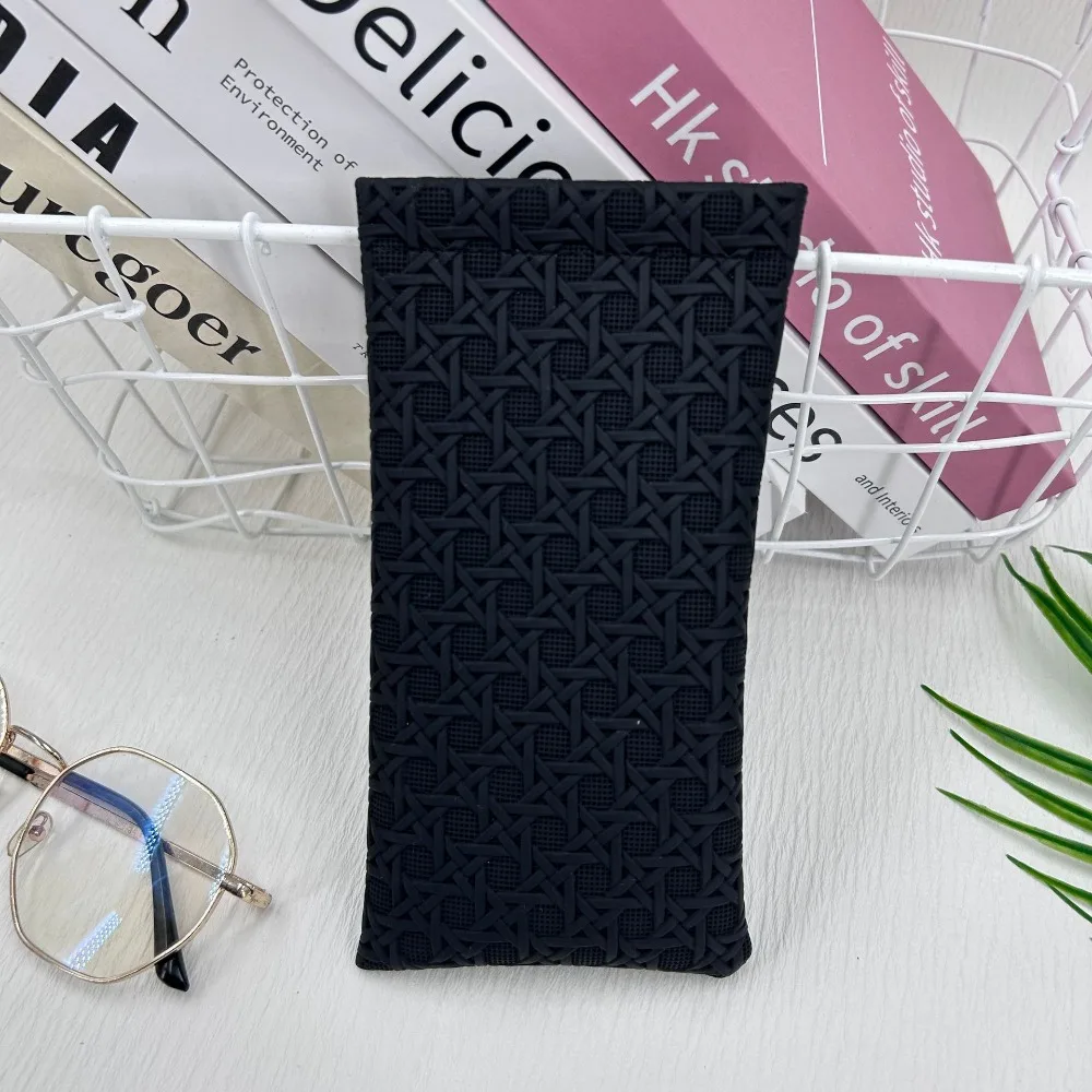 بو الجلود نظارات مربع نظارات حقيبة النظارات الشمسية المنظم القراءة نظارات حالة النظارات الشمسية حقيبة العين ارتداء الملحقات #2