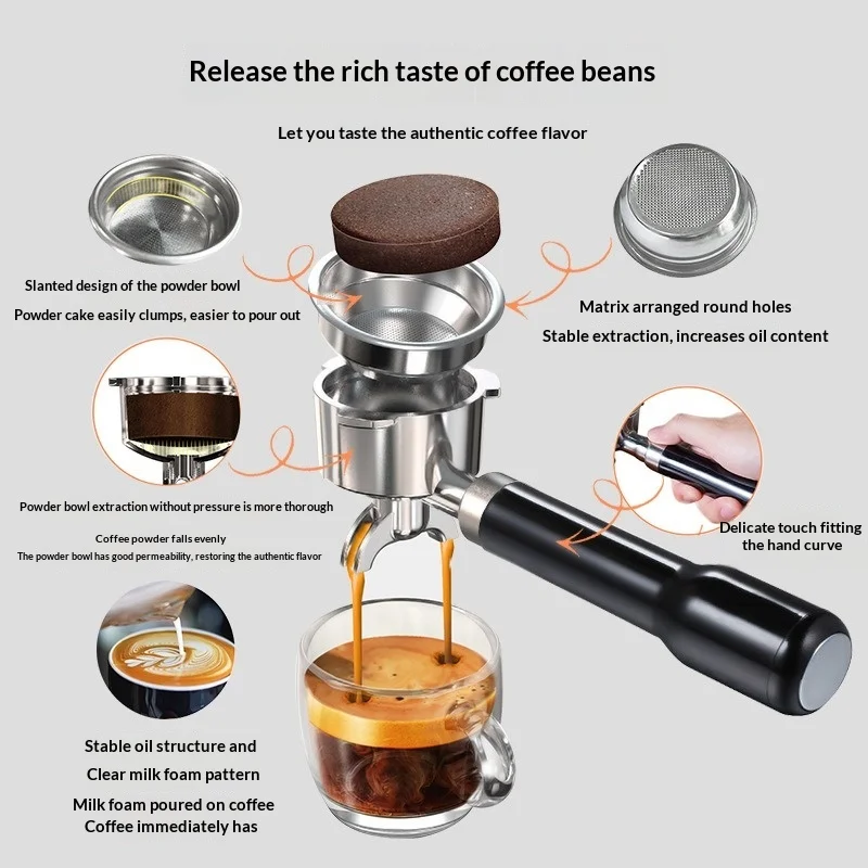 ماكينة صنع قهوة باريستا الاحترافية من فول إلى كوب، ماكينة قهوة اسبريسو، أفضل مع مطحنة #3