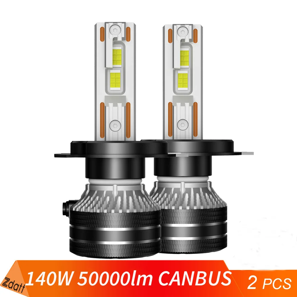 

140W 50000LM H7 LED Bulb LED H4 Headlight kit Canbus Fog Light H1 H8 H11 HB3 HB4 High Power Lamp 6500K LED Headlamps Bulb