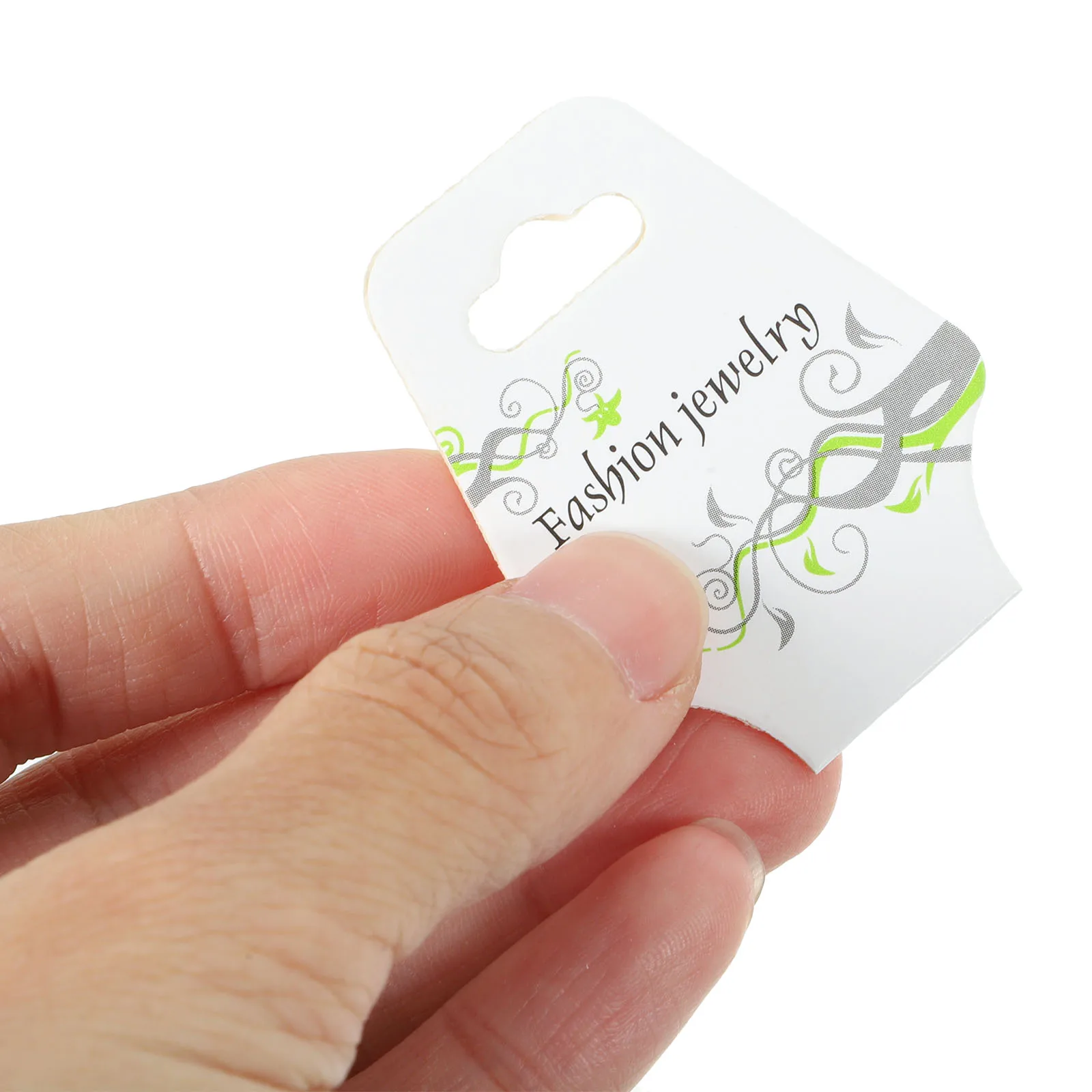 

200pcs Display Card Head for Necklace Bracelet Jewelry Packaging English Letter Style Cards Suitable for Earrings Hair