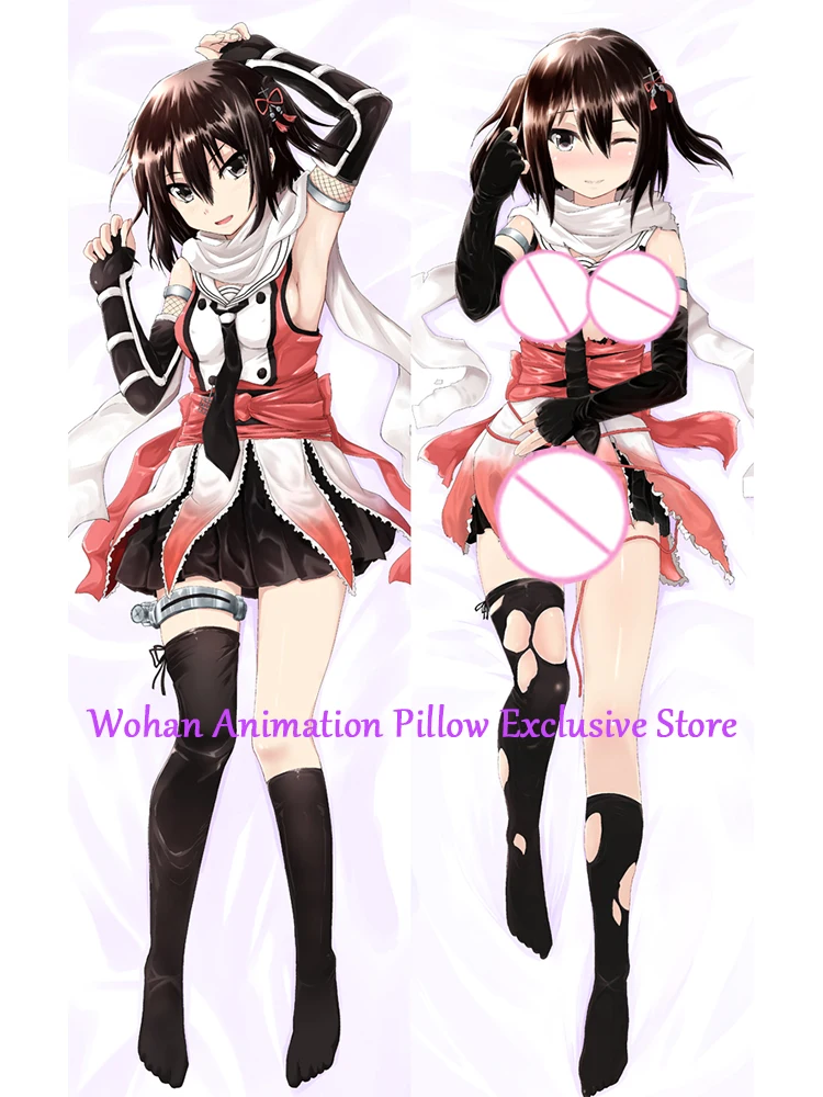 

Dakimakura Anime Pillow Cover Sendai Kai Ni Double Sided Print 2-Side Print Pillowcase Body Decoration